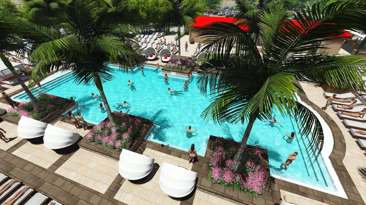 AC Outdoor Pool & Beer Garden Video Tour