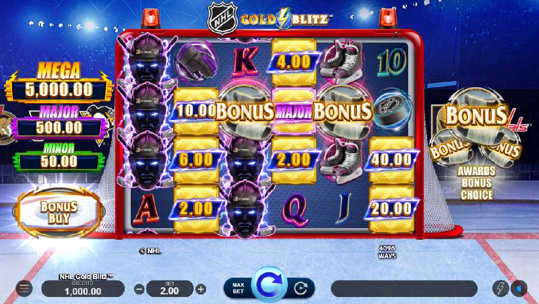 NHL Gold Blitz Slot MGM